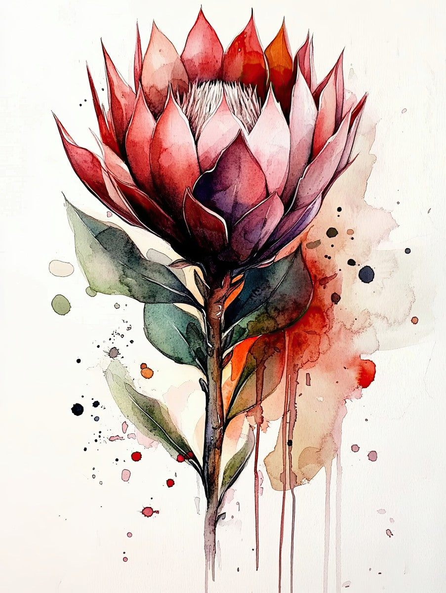 "Blush Bloom" watercolor art print